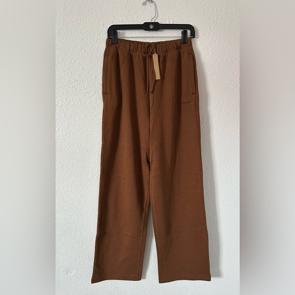 Skims classic fleece 2 piece set hoodie and pants bison sz small Nwt - Picture 11 of 16